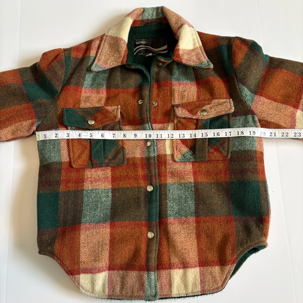 Vintage Rare Montgomery Ward wool Men's Plaid Jacket size M but fits smaller - Picture 11 of 15